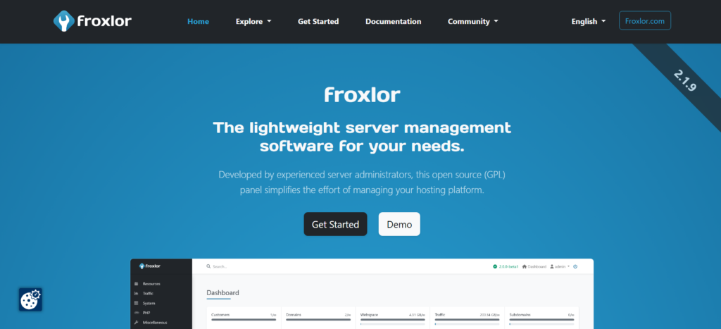 free web hosting panel - froxlor